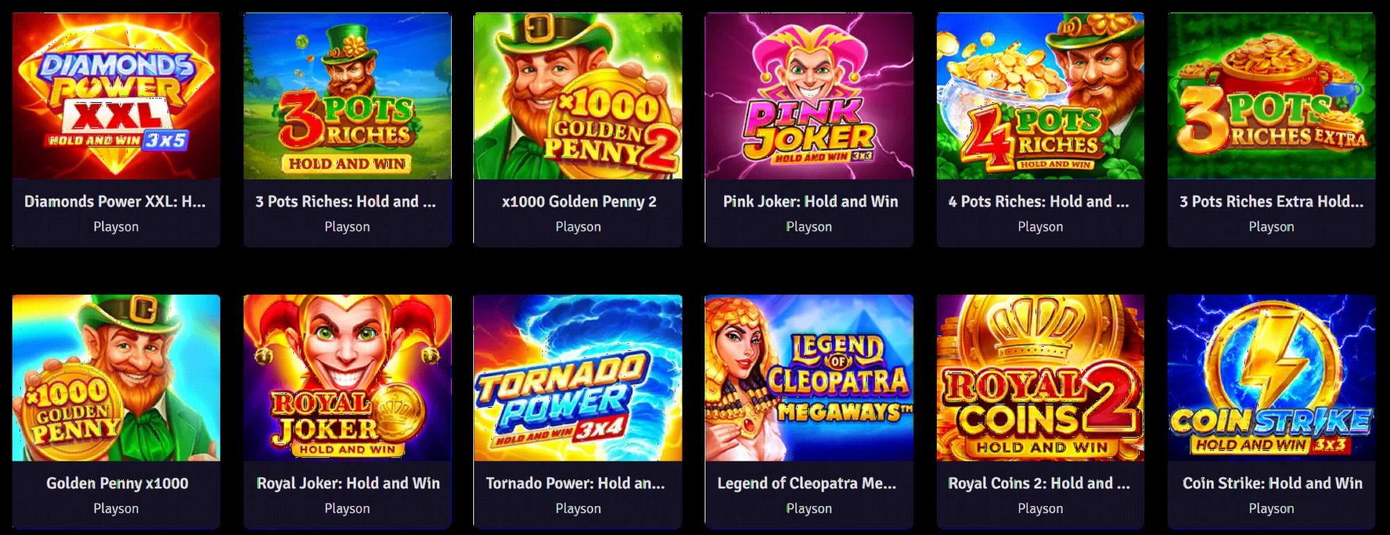 Machines à sous disponibles sur Rizz Casino